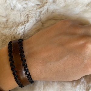 ‼️ Faux leather adjustable bracelet